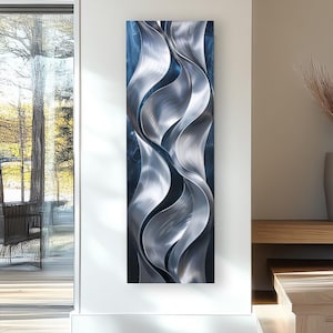 Narrow Wall Art, Tall and Thin Canvas wall art, Japandi wall art, Japandi Canvas Art,  Vertical Wall Art, Japanese Wall Art, Tree Wall art