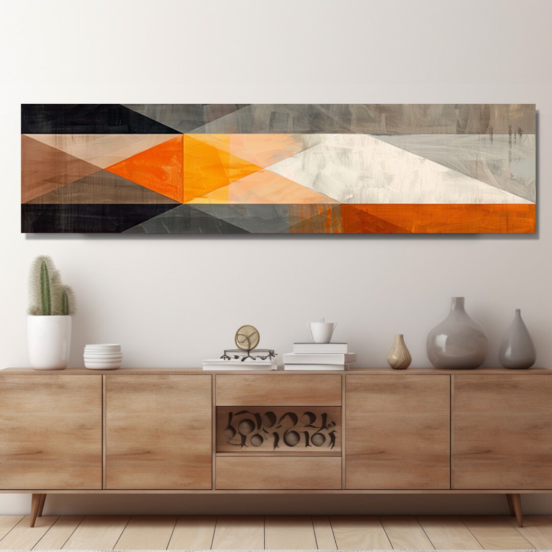 Long Horizontal Wall Art, Narrow Horizontal Wall Art, Long Narrow Wall