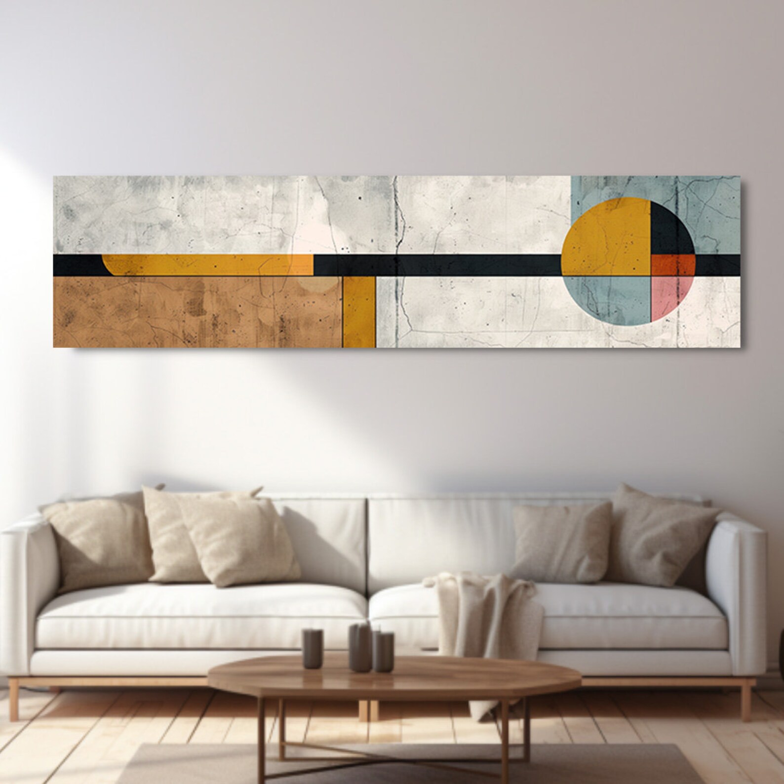 Long Horizontal Wall Art, Narrow Horizontal Wall Art, Long Narrow Wall