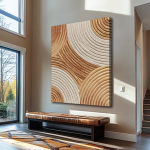 Abstract Oversize Wall Art, Large Modern Home Decor, Modern Nature Mountain Art Print, Vibrant Colors Wall Art for Office, Hall or Rooms