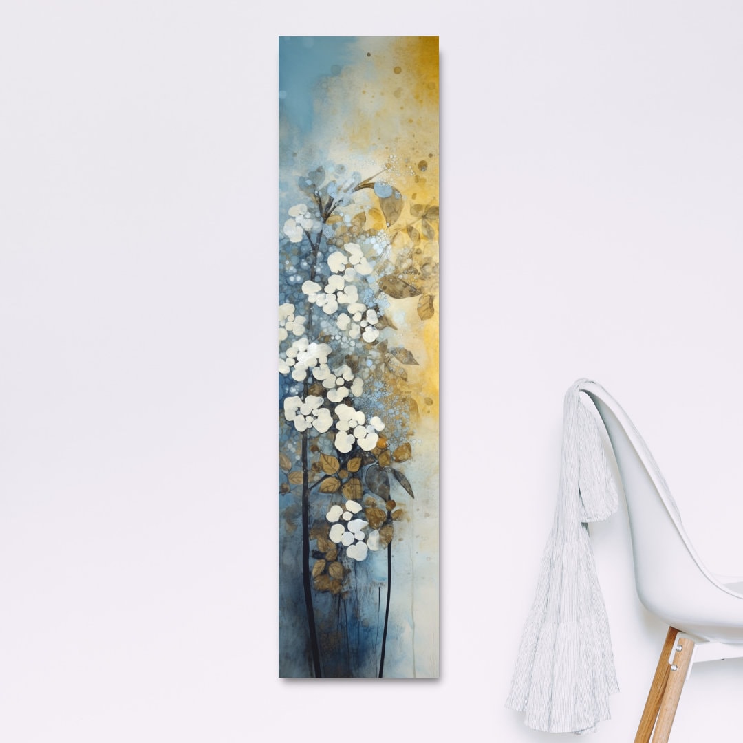 Long Narrow Wall Art, Tall Narrow Wall Art, Vertical Wall Art, Long
