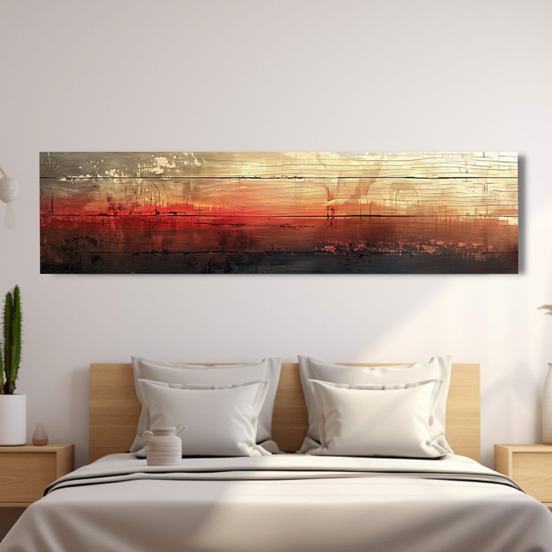 Long Horizontal Wall Art, Narrow Horizontal Wall Art, Long Narrow Wall