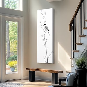 Long Narrow Wall Art, Tall Narrow wall art, Vertical Wall Art, Long Vertical Wall Art, Large vertical wall art, Print, Canvas or Framed