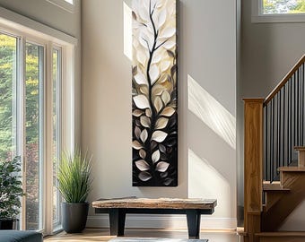 Long Narrow Wall Art, Tall Narrow wall art, Vertical Wall Art, Long Vertical Wall Art, Large vertical wall art, Print, Canvas or Framed