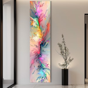 Long Narrow Wall Art, Tall Narrow wall art, Vertical Wall Art, Long Vertical Wall Art, Large vertical wall art, Print, Canvas or Framed