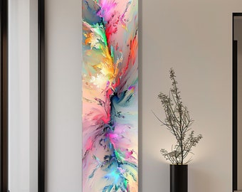 Long Narrow Wall Art, Tall Narrow wall art, Vertical Wall Art, Long Vertical Wall Art, Large vertical wall art, Print, Canvas or Framed