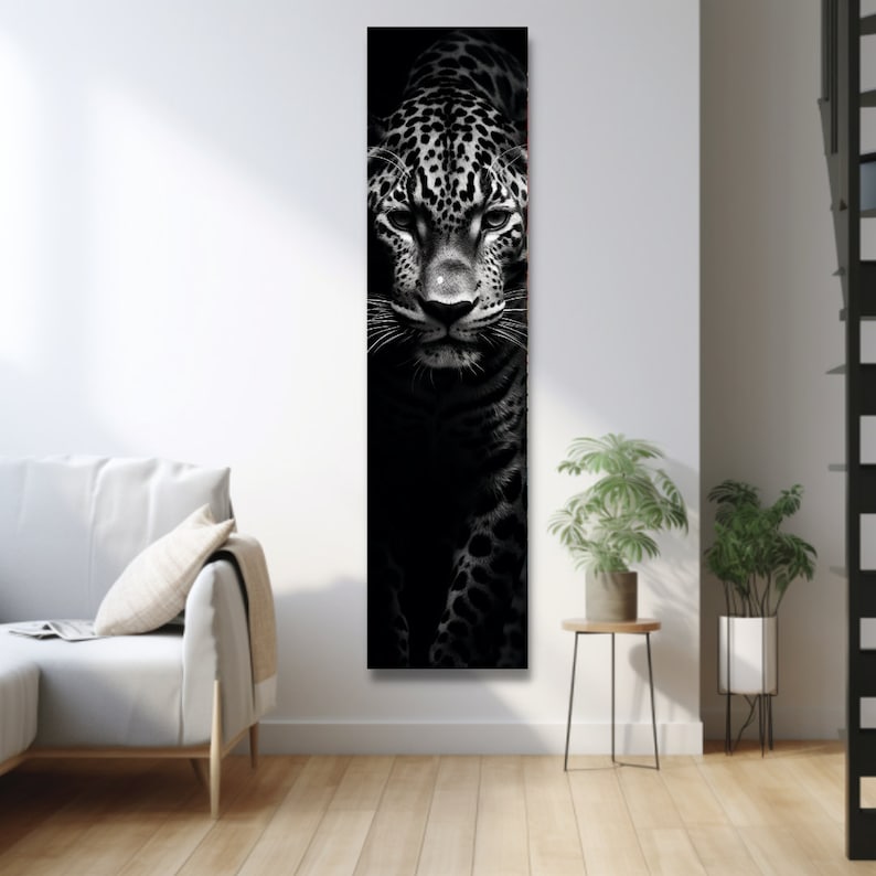 Long Narrow Wall Art, Tall Narrow Wall Art, Vertical Wall Art, Long