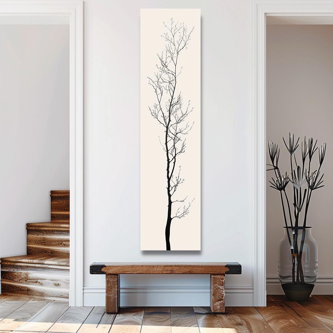 Long Narrow Wall Art, Tall Narrow wall art, Tree Wall art, Vertical Wall Art, Long Vertical Wall Art, Large vertical wall art, Canvas art