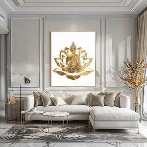 Buddha Wall Art, Buddha Canvas wall art, Buddhist wall art, Buddah wall art, Canvas Wall Art, Extra Large Wall art, Huge Wall Art