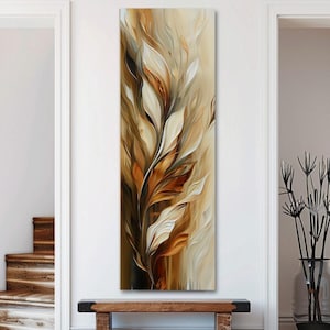 Long Narrow Wall Art, Tall Narrow wall art, Vertical Wall Art, Long Vertical Wall Art, Large vertical wall art, Canvas art