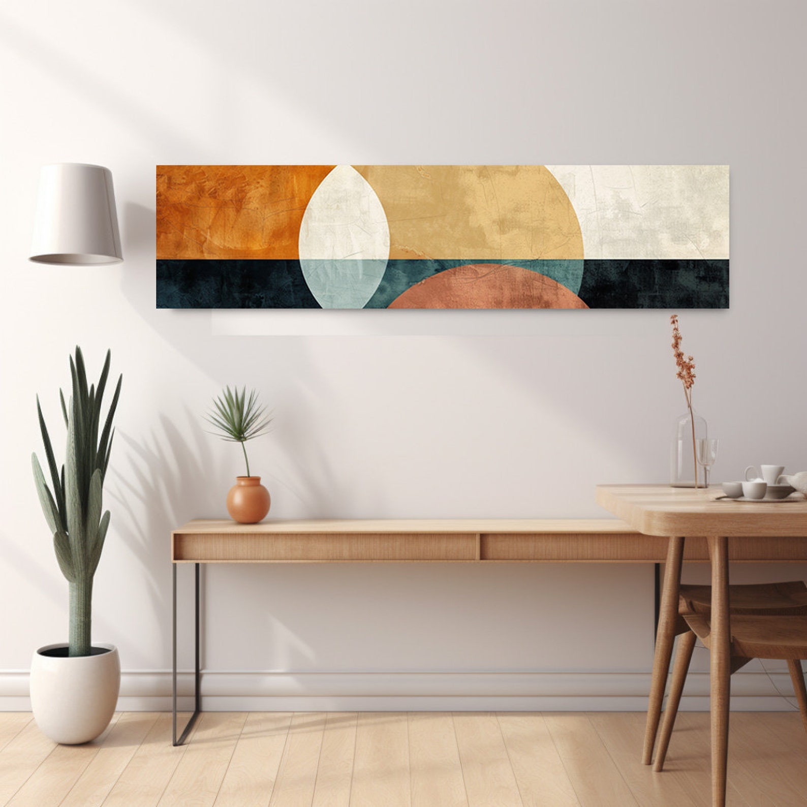 Long Horizontal Wall Art, Narrow Horizontal Wall Art, Long Narrow Wall