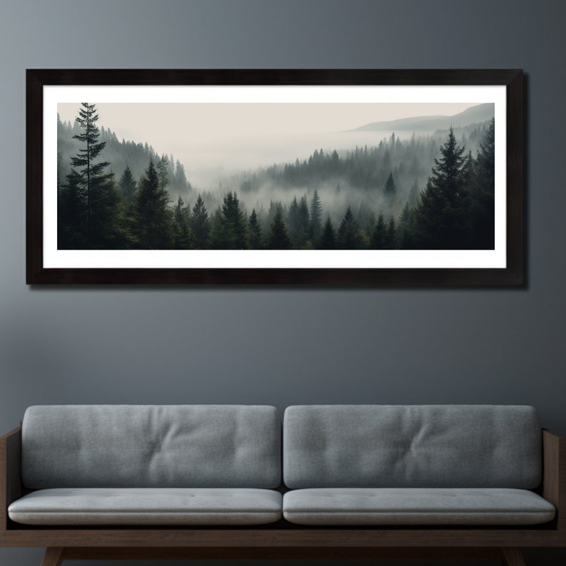 Long Horizontal Wall Art, Narrow Horizontal Wall Art, Long Narrow Wall