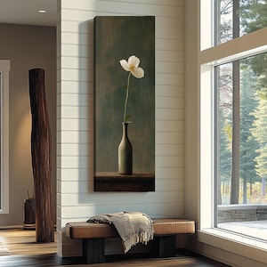 Long Narrow Wall Art, Tall Narrow wall art, Vertical Wall Art, Long Vertical Wall Art, Large vertical wall art, Print, Canvas or Framed
