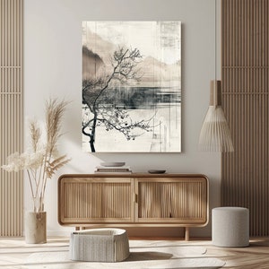 Japandi Wall Art , Japandi Canvas Art, Japandi Neutral Scandinavian Wall Art,  Japan Wall Art, Zen wall art Wabi Sabi Wall art, Japanese