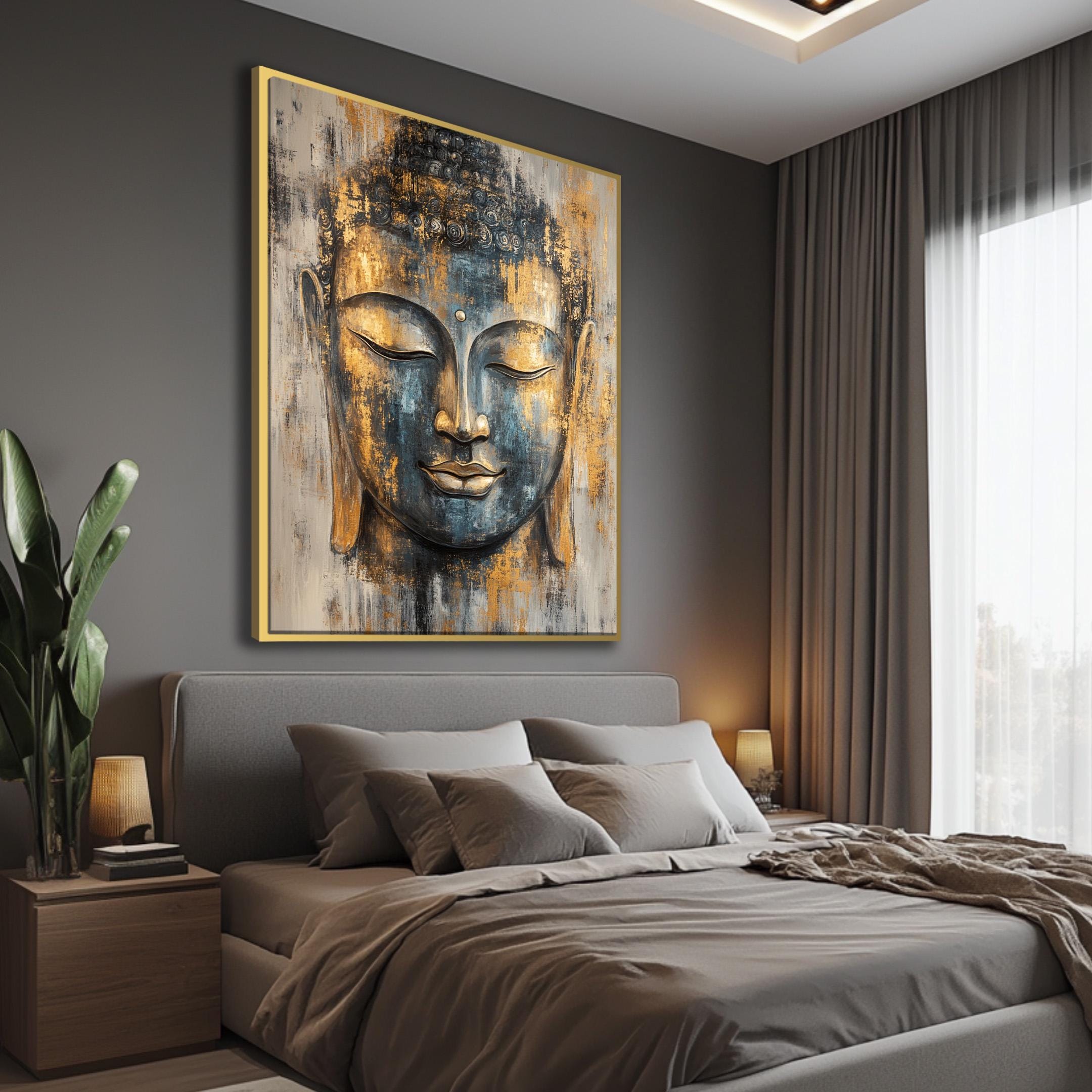 Buddha Wall Art, Buddha Canvas Wall Art, Buddhist Wall Art, Buddah Wall ...