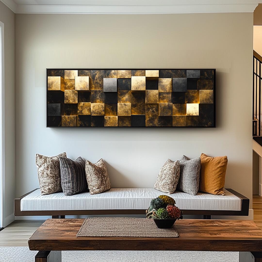 Long Horizontal Wall Art, Narrow Horizontal Wall Art, Long Narrow Wall