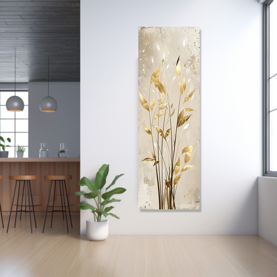 Long Narrow Wall Art, Tall Narrow Wall Art, Vertical Wall Art, Long