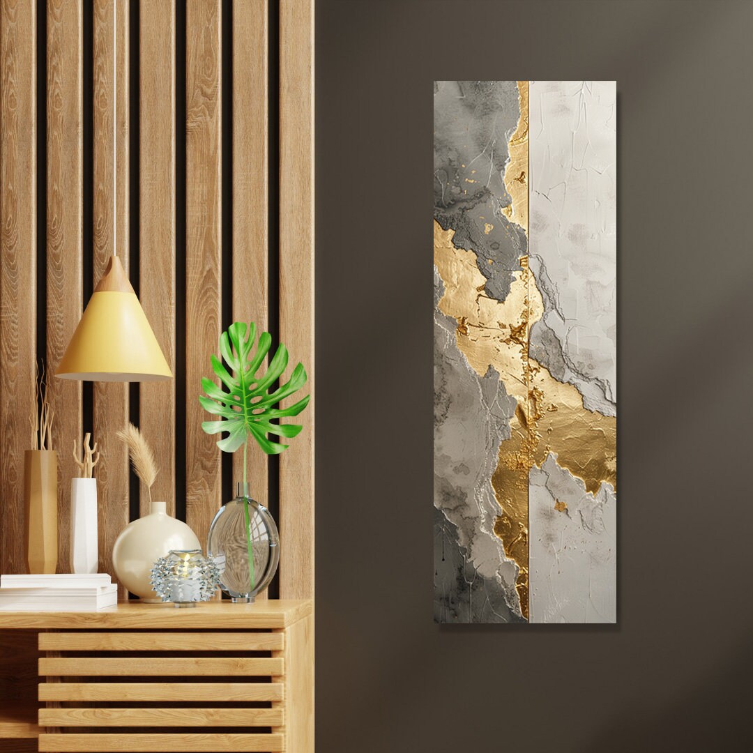 Long Narrow Wall Art, Tall Narrow Wall Art, Vertical Wall Art, Long