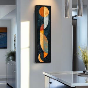 Long Narrow Wall Art, Tall Narrow wall art, Vertical Wall Art, Long Vertical Wall Art, Large vertical wall art, Print, Canvas or Framed