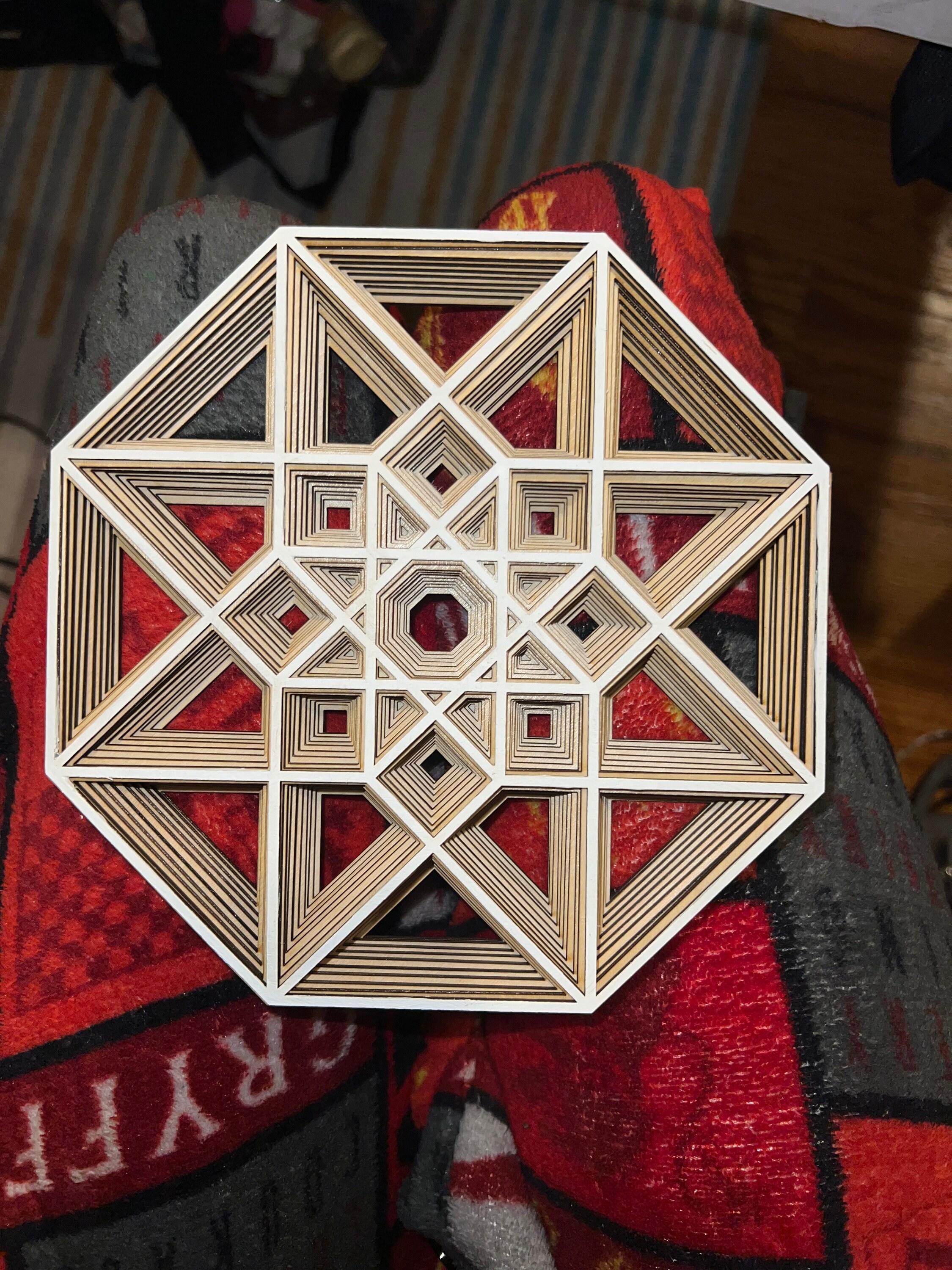 Hyper Cube Design 10 Layered Hypercube Design SVG File - Etsy