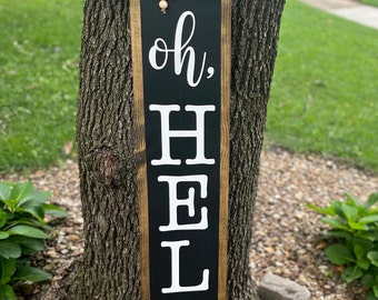 Porch Decor | Hello | Porch Sign | Wood Sign | Hello Sign