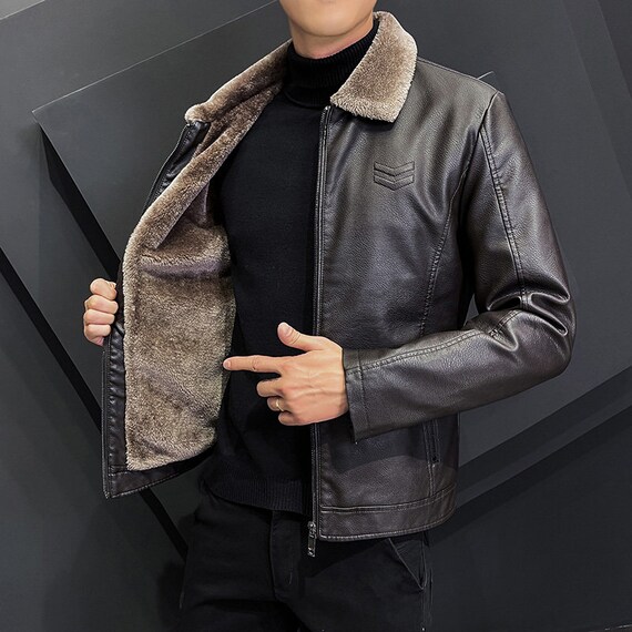 Pure leather jacket from not used I am buying from Delhi - Men - 1759128114-thanhphatduhoc.com.vn