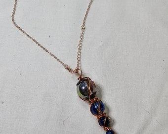 Wire Wrapped Pendulum Pendants