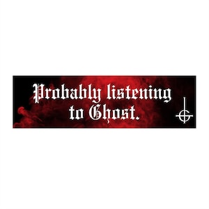 Ghost Band Bumper Sticker