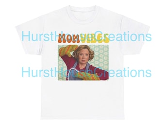 Camiseta de algodón grueso Mom Vibes de Kitty Forman
