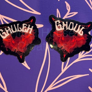 Ghost Ghuleh/Ghoul Stickers