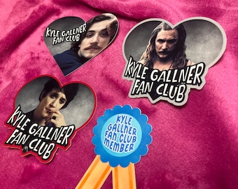 Kyle Gallner Fan Club Stickers