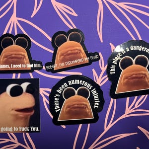 Marcus the worm stickers