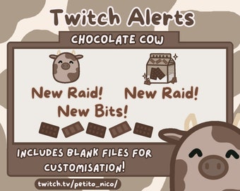 Animated Chocolate Milk Alerts | Twitch/Youtube