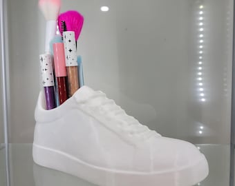 Summer Sneaker Vanity & Home Decor Makeup Organizer and Brush Holder