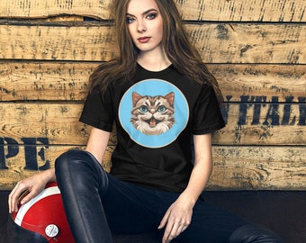 Kattskjorta Katt Leende Kattskjorta
