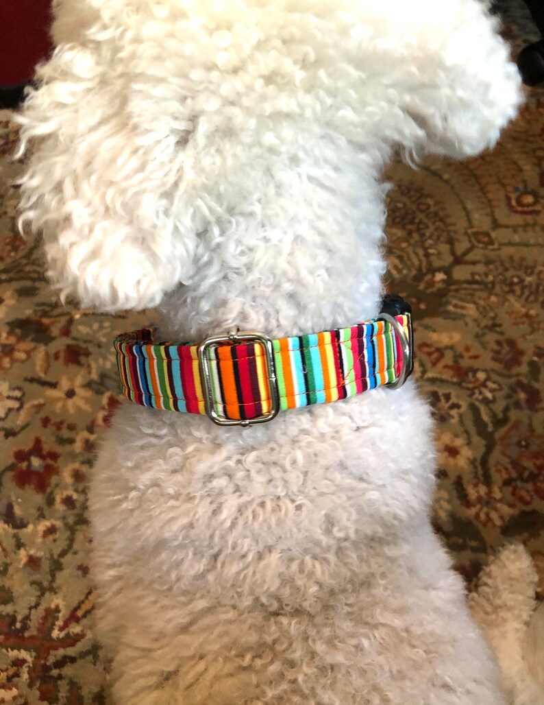 Dog Collar / Blue Plaid Collar for Dogs / Dog Collar for Boys / Girl