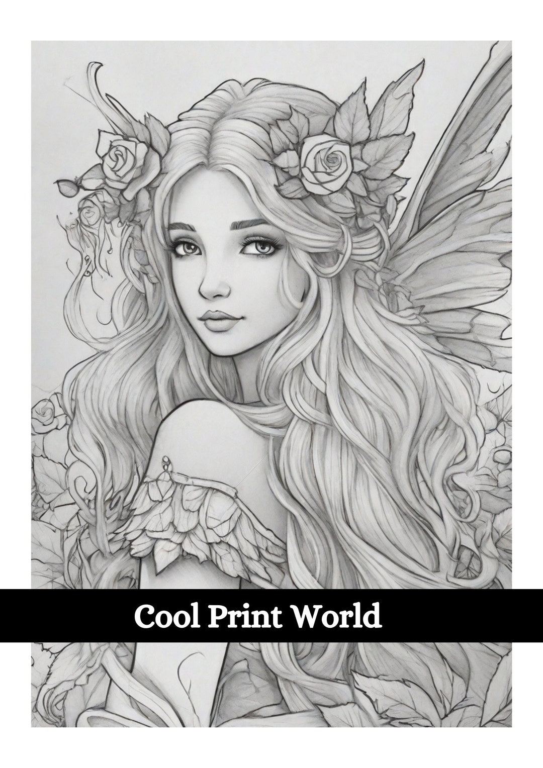Coloring Page For Adults A4 Size Coloring Page Princes Etsy Coloring page for adults a4 size coloring page princes etsy