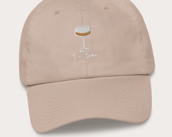 Embroidered Espresso Martini Hat Embroidered Dad Hat Espresso Martini Bachelorette Gift for Her Cocktail Lovers Gift (MULTIPLE COLORS)