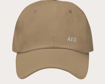 Monogrammed Dad Hat: Custom Embroidered Initial Baseball Cap