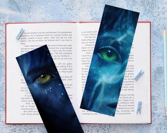 Avatar Themed Bookmarks - Set of 5 | Printable at Home | Instant Download | Jake Sully