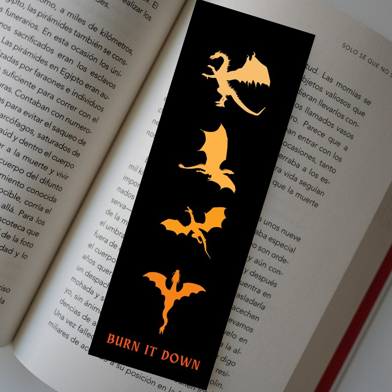 Fourth Wing Iron Flame Bookmark Printable Bookmark Quote Bookmark Book ...
