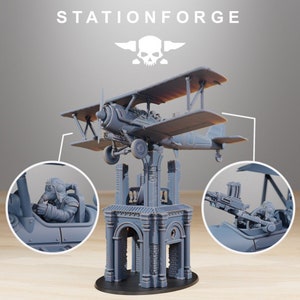 GrimGuard SF-14A Biplane | StationForge | 12K Prints