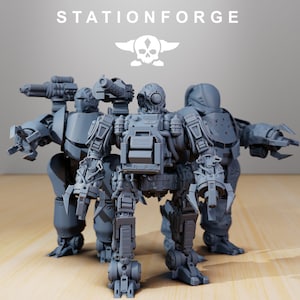 Scavenger Droitex | Set of 3 Minis | StationForge | 12K Prints