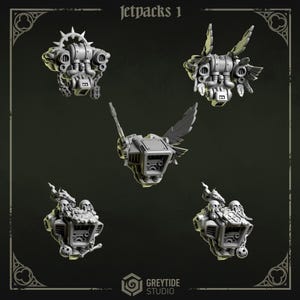 Mochilas propulsoras n.° 1 / Juego de 5 piezas / GreyTide Studio - Eternal Pilgrims