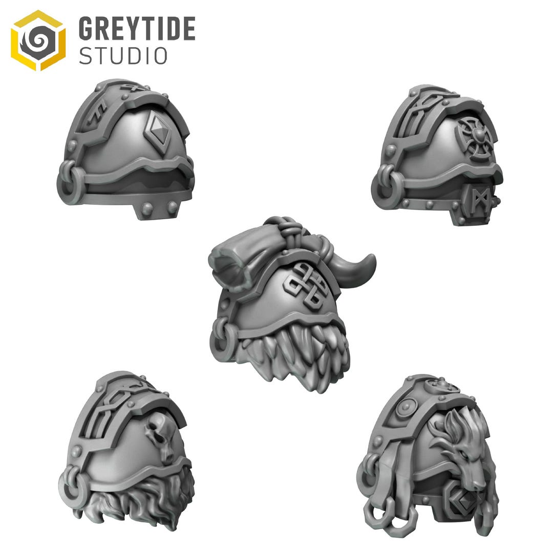 Terminator Shoulder Shoulder Pads #3 | Set of 10 Pieces - Terminator Scale | Greytide ...