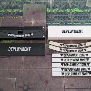 Deployment Zone Marker für Pariah Nexus 10th Edition / Letter Approved Kompatibel | Optional Magnet Aufbewahrungsbox | Himmlische Miniaturen