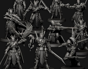 Hunters | Set of 10 Minis | Edge Miniatures - Tech Pirates