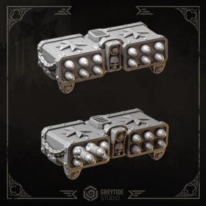 BIG Missile Launcher | Set of 2 Pieces | GreyTide Studio - Eternal Crusaders