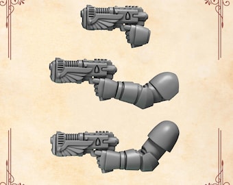 Plasma Pistols | Set of 5 Pieces | GreyTide Studio - Crimson Lords