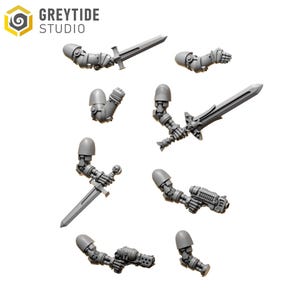 Bionic Arms | Set of 8 Pieces | GreyTide Studio - Eternal Pilgrims | 12K Prints